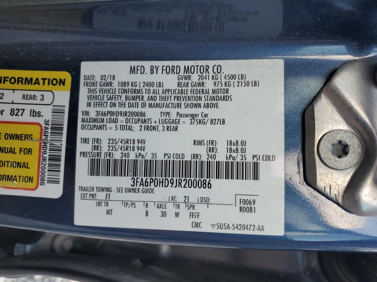 Ford Fusion Se Image 6