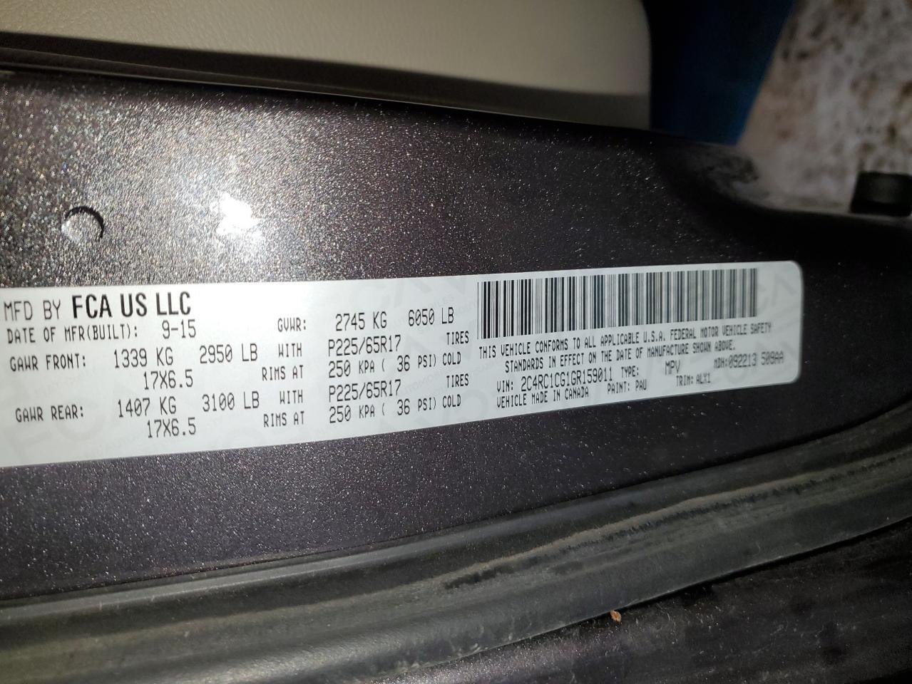 Chrysler Minivan Touring L Image 11