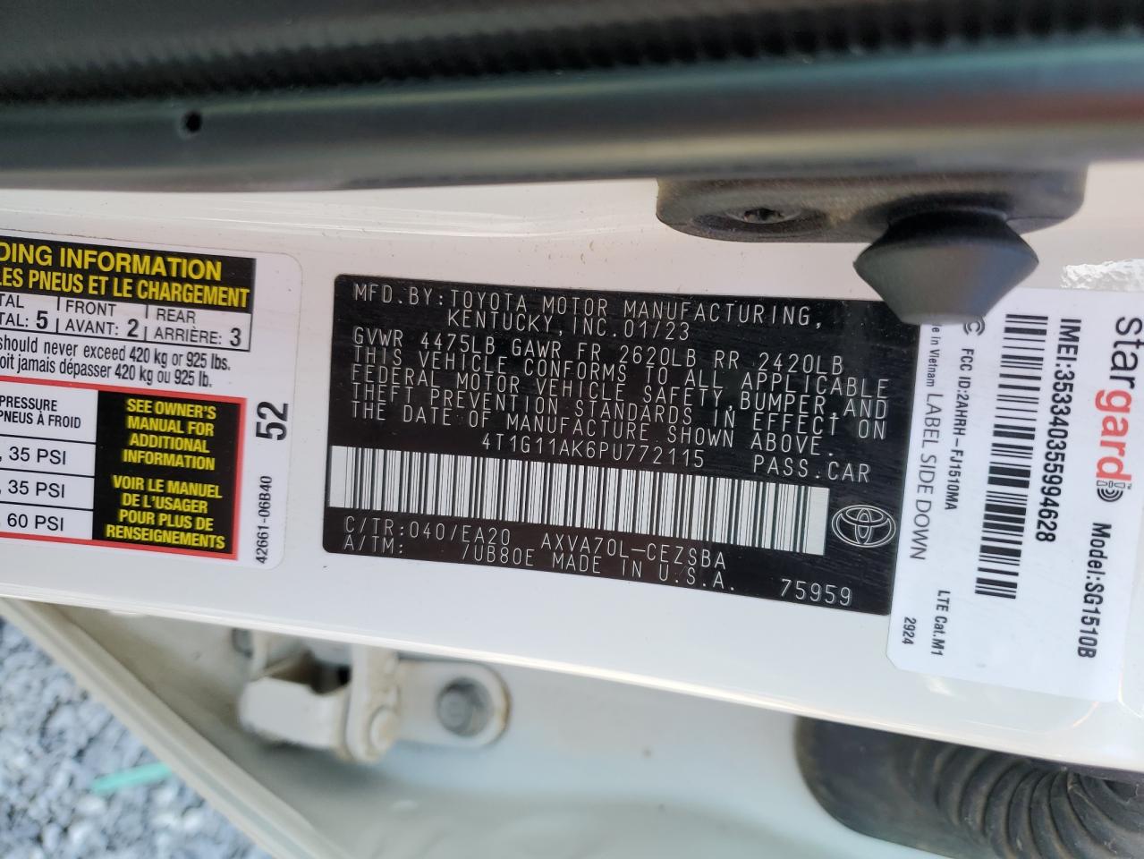 Toyota Camry Se Night Shade Image 10