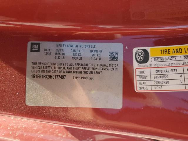 Chevrolet Camaro Lt Image 9