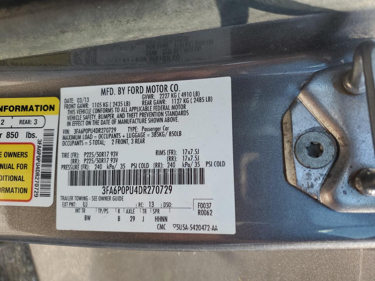 Ford Fusion Se Phev Image 12