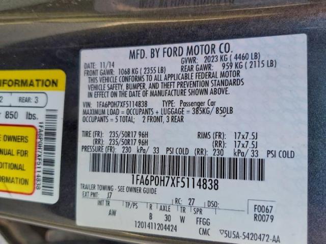Ford Fusion Se Image 13