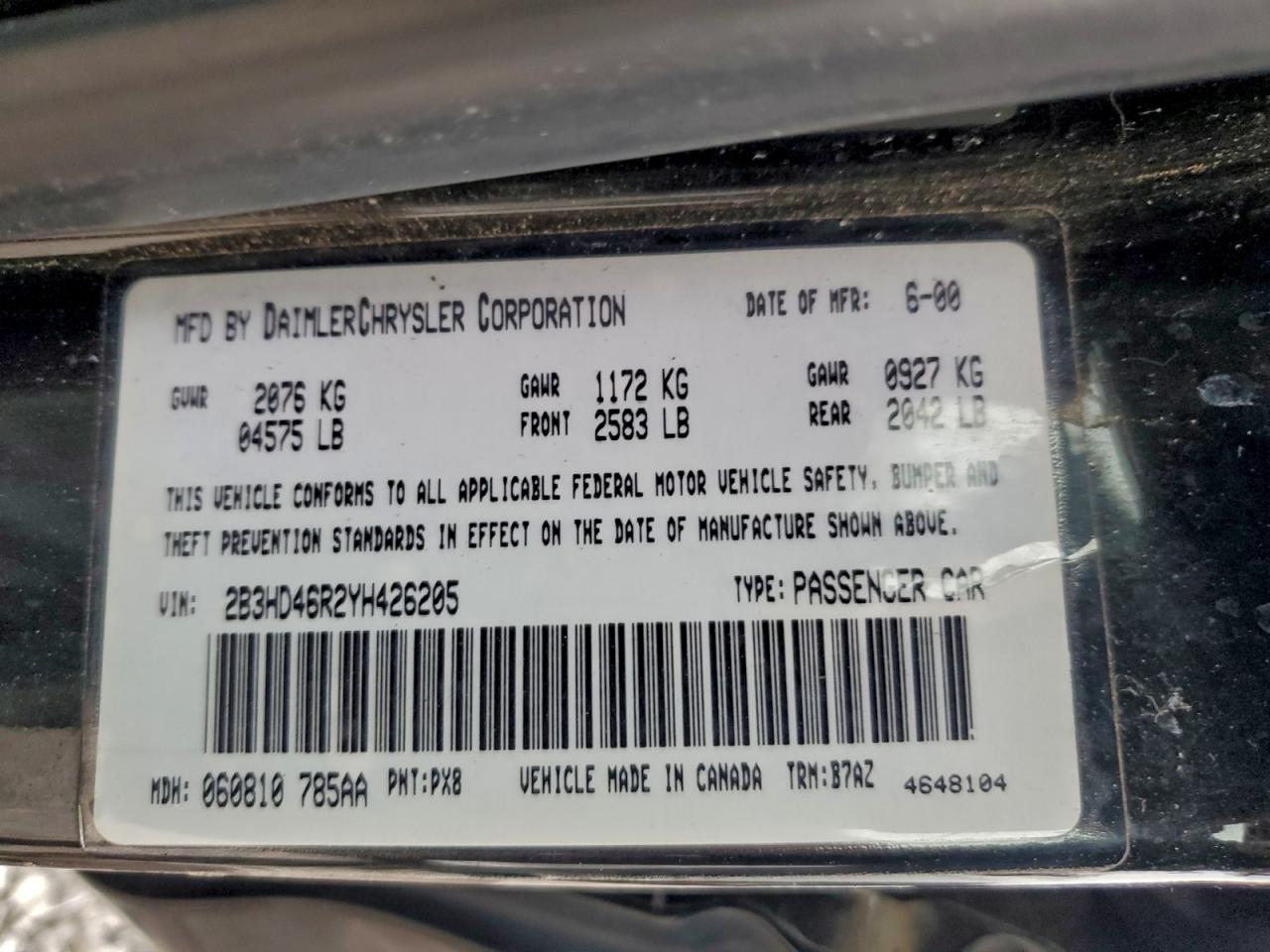 Dodge Intrepid Image 4