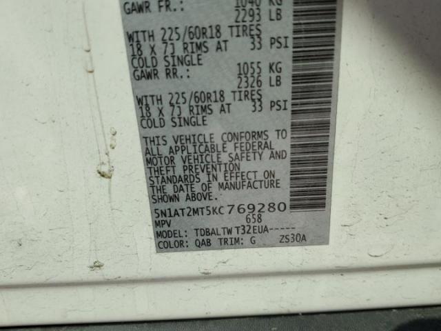 Nissan Rogue S Image 9