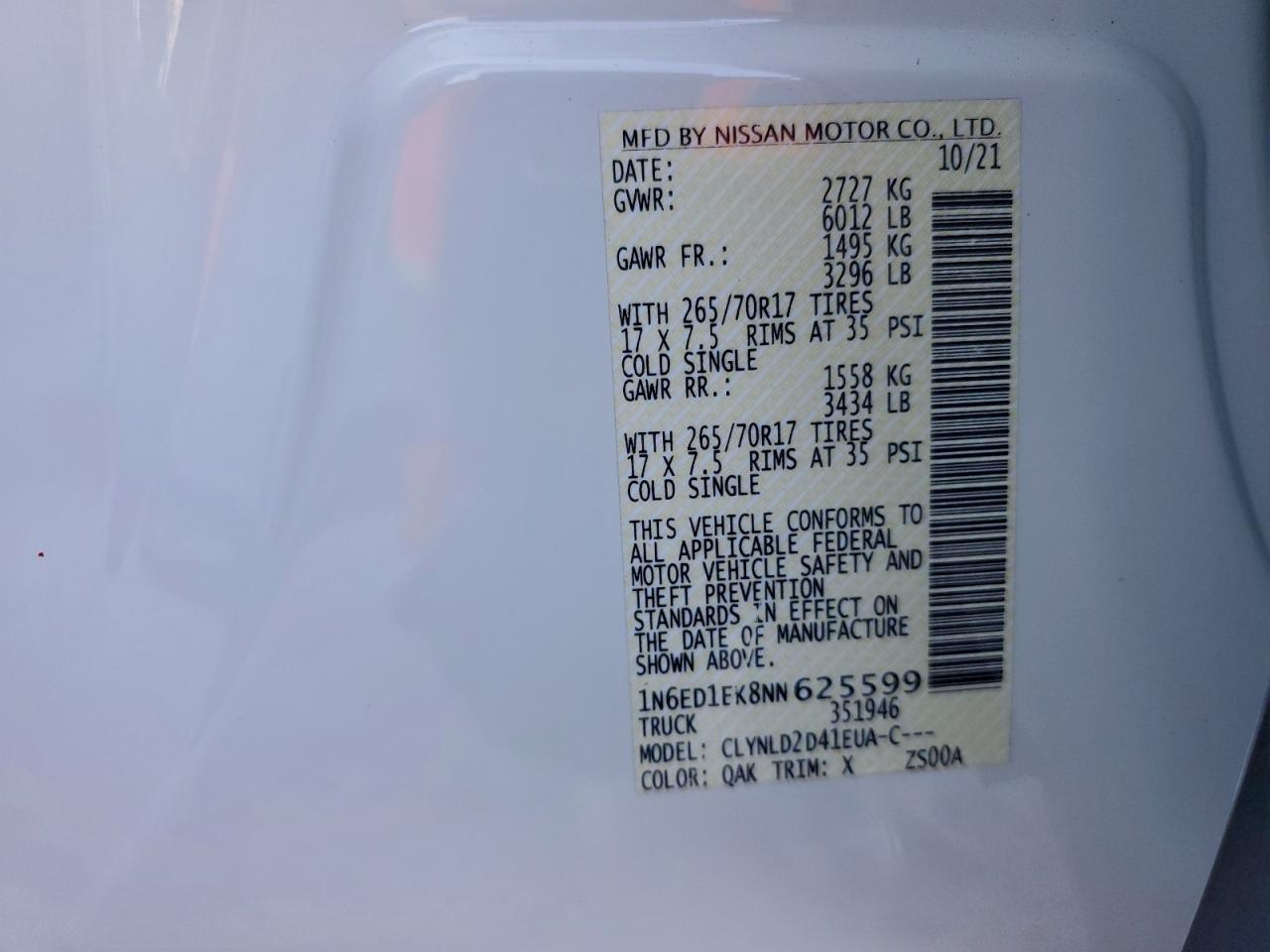 Nissan Frontier S Image 11