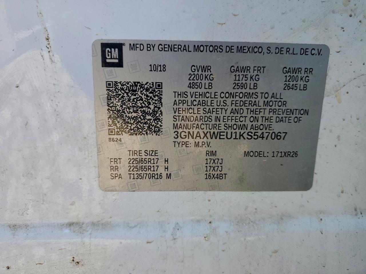 Chevrolet Equinox Lt Image 12