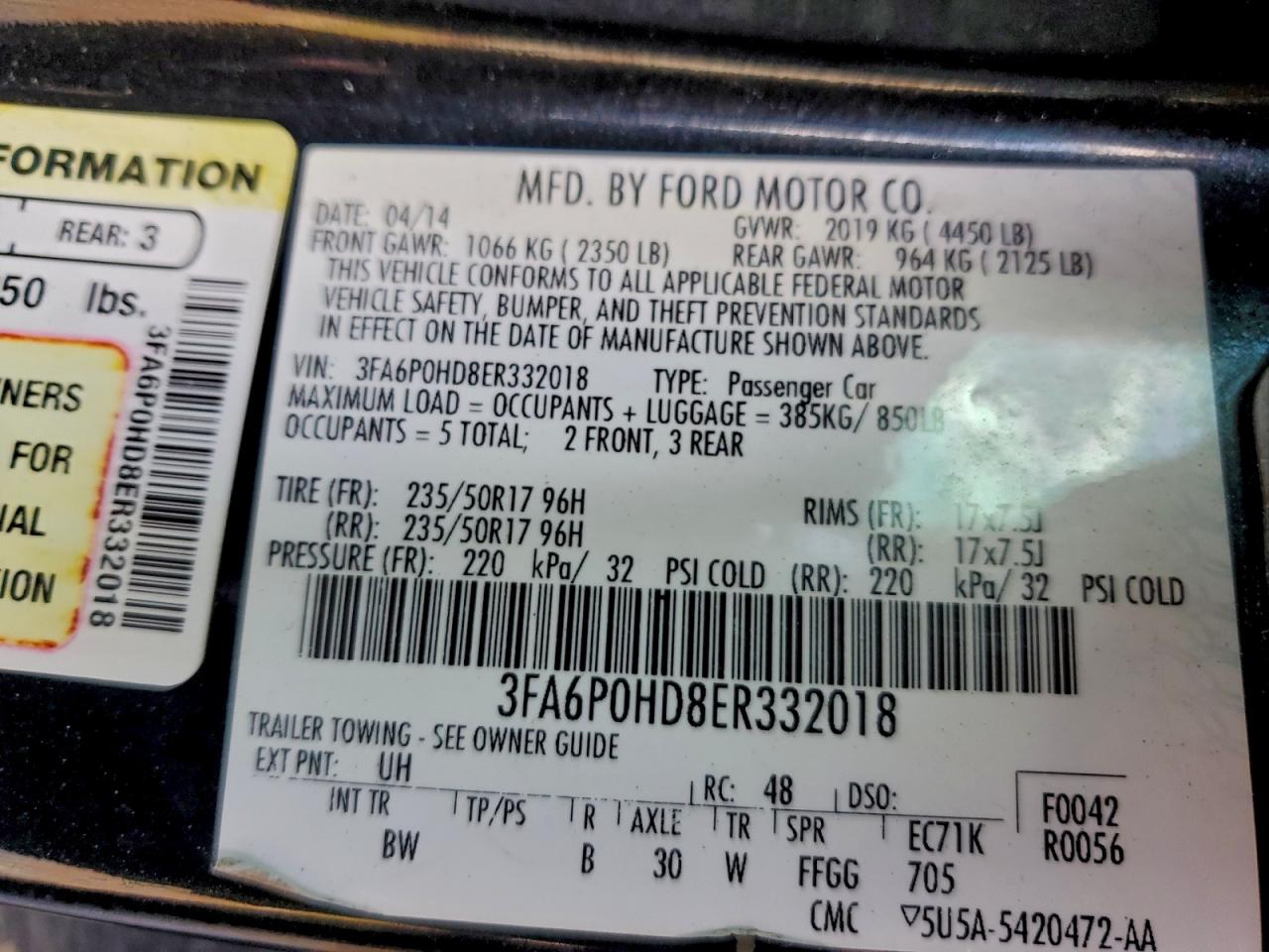 Ford Fusion Se Image 13