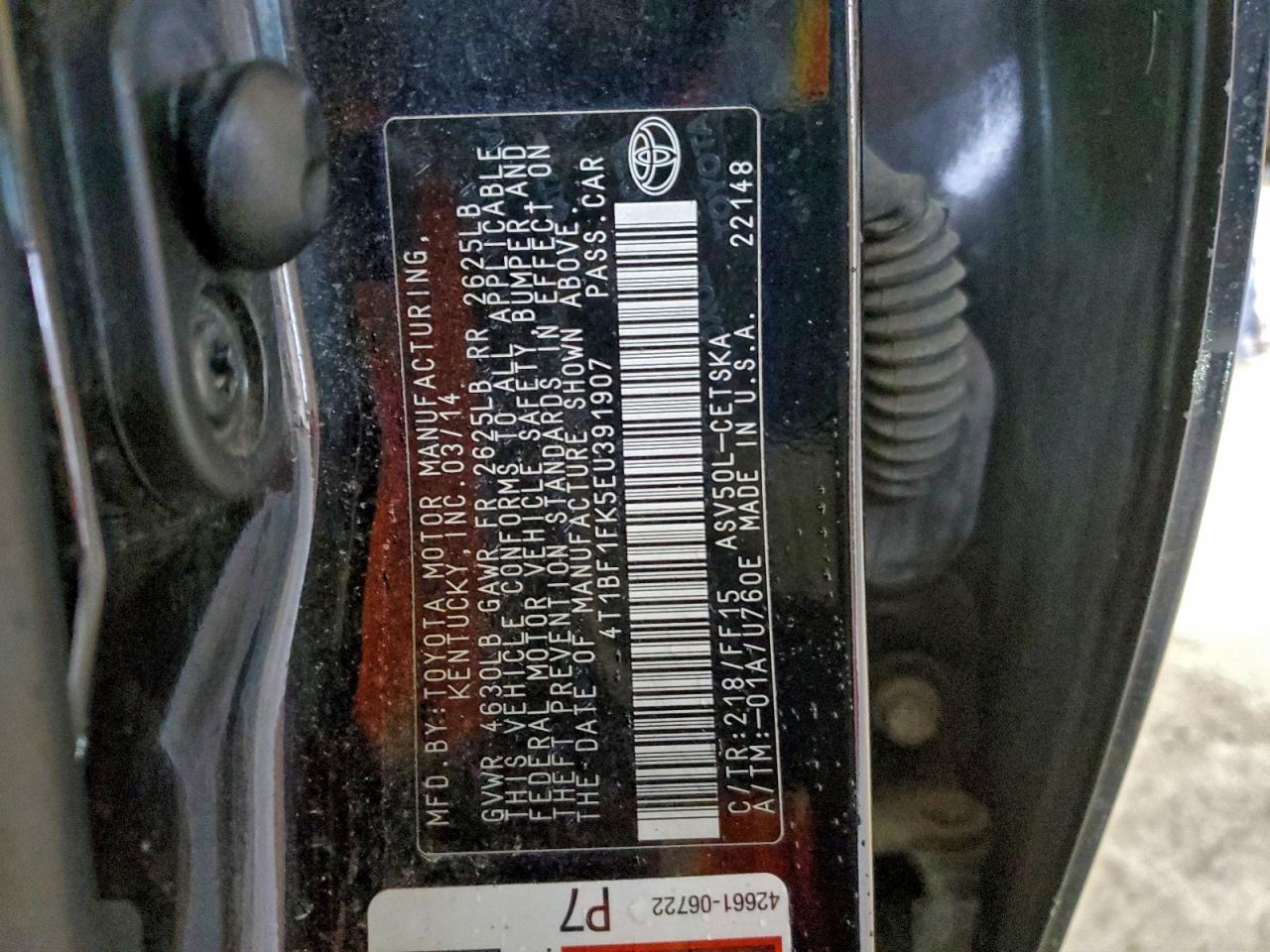 Toyota Camry L Image 8